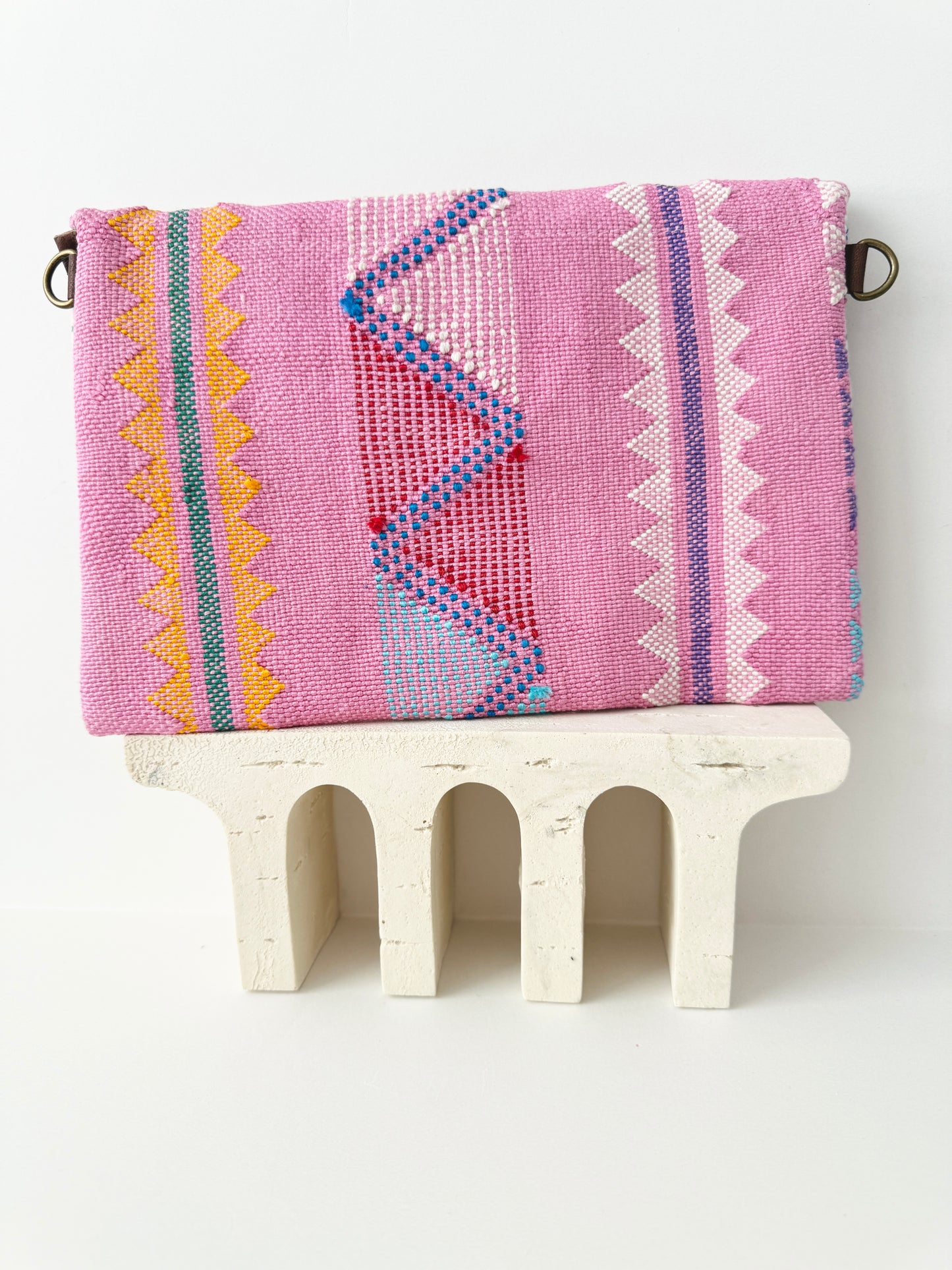 Berber Clutch - Pink Skies