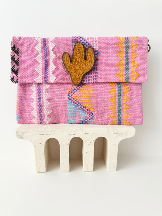 Berber Clutch - Pink Skies