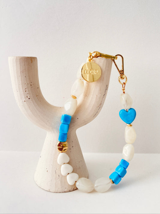 Beaded Wristy Strap - Santorini