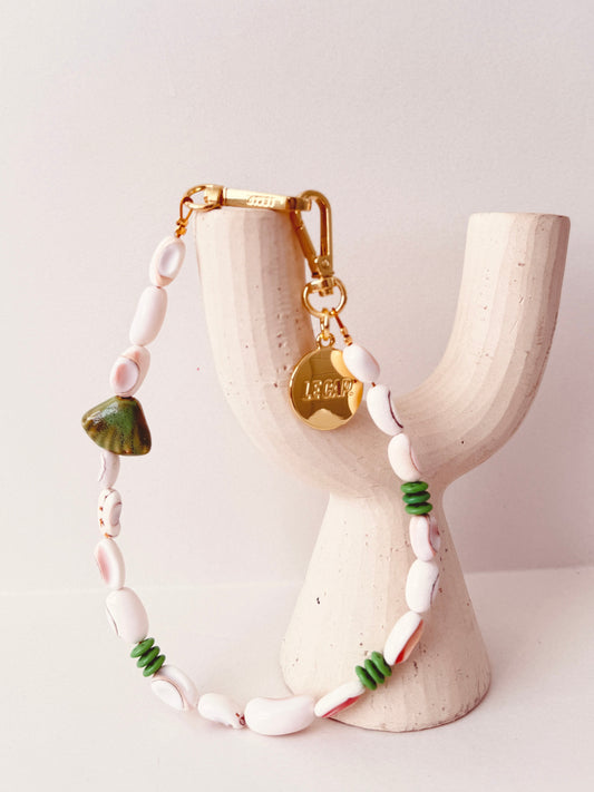 Beaded Wristy Strap - Seafoam