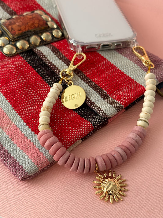 Berber Clutch - Garnet Rose