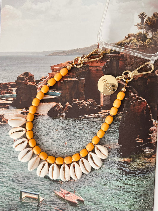 Beaded Wristy Strap - Island Goddess (Yellow)