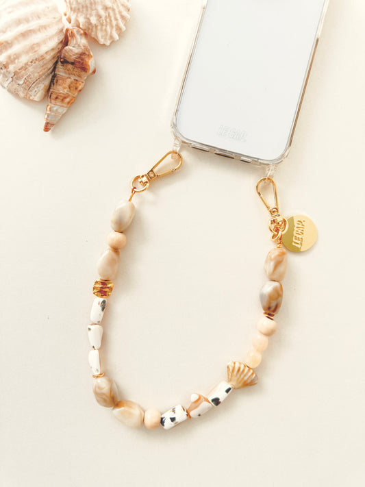 Beaded Wristy Strap - Sand Dune