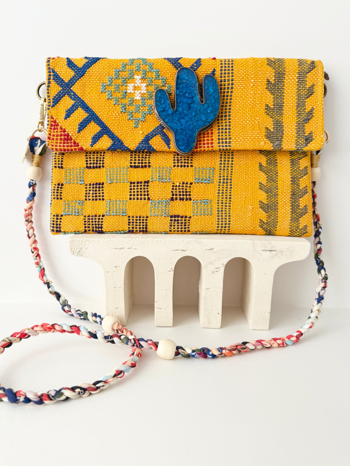 Berber Clutch - Tumeric