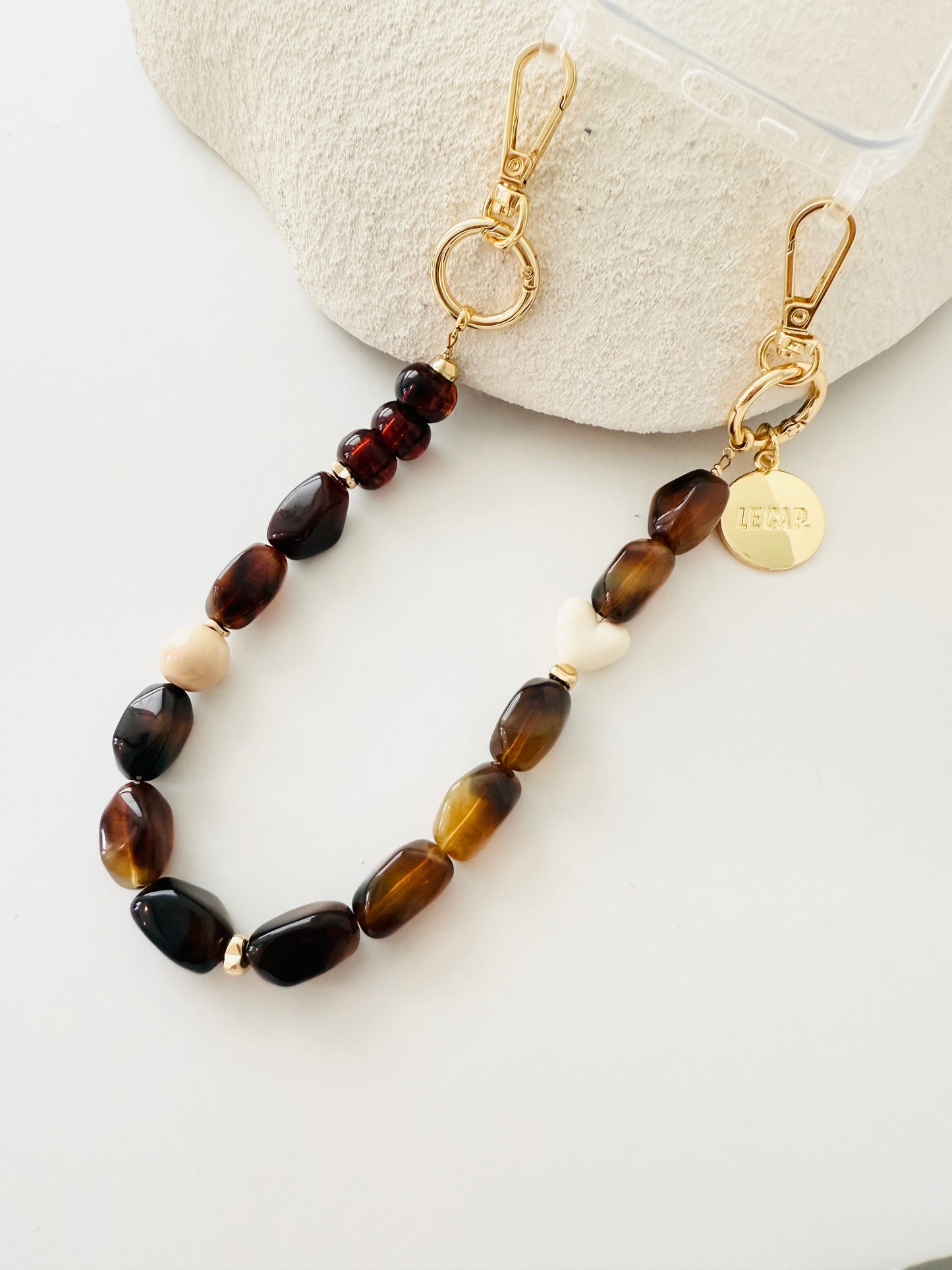 Beaded Wristy Strap - Tan Lines