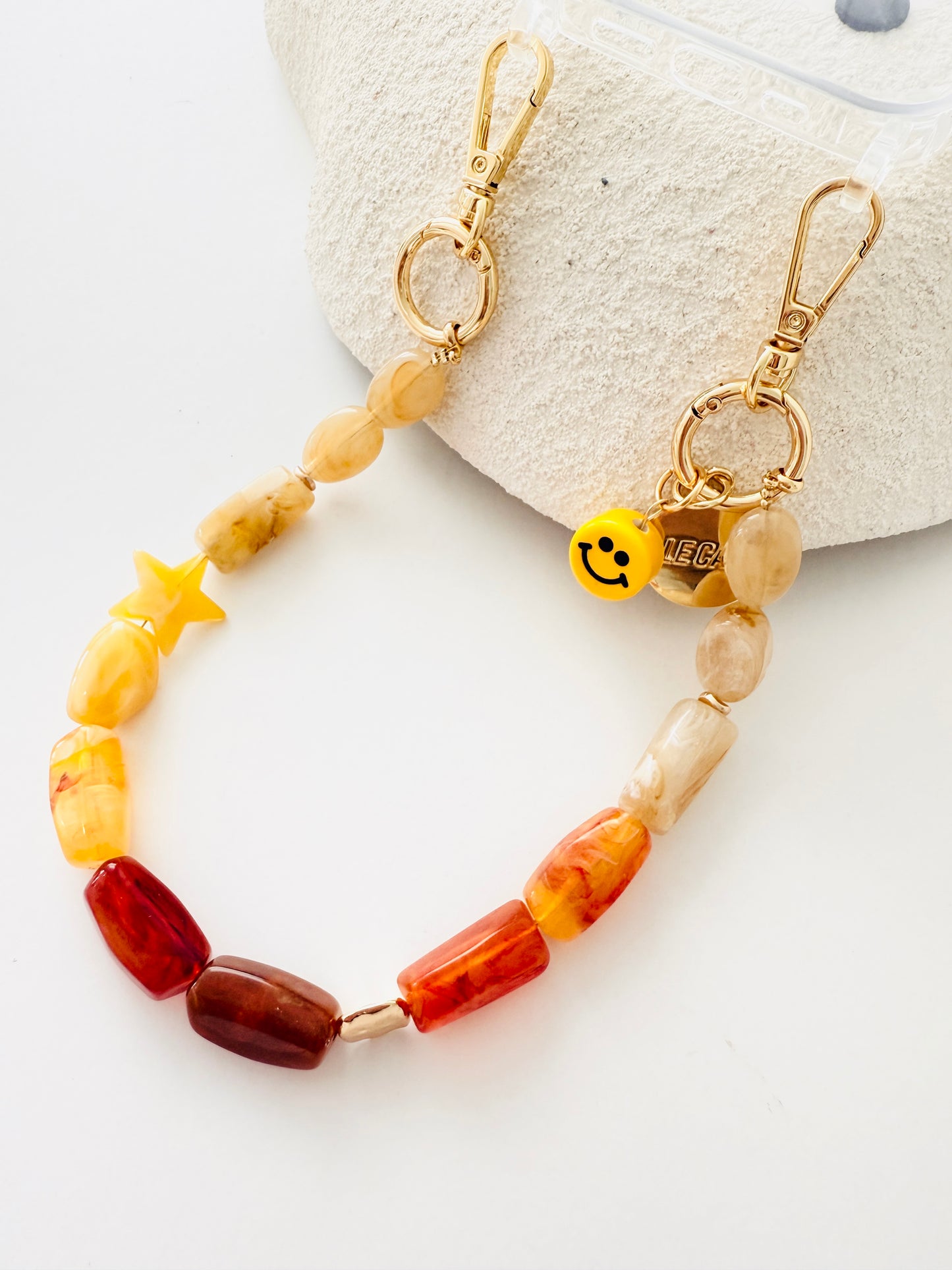 Beaded Wristy Strap - Sunset Strip
