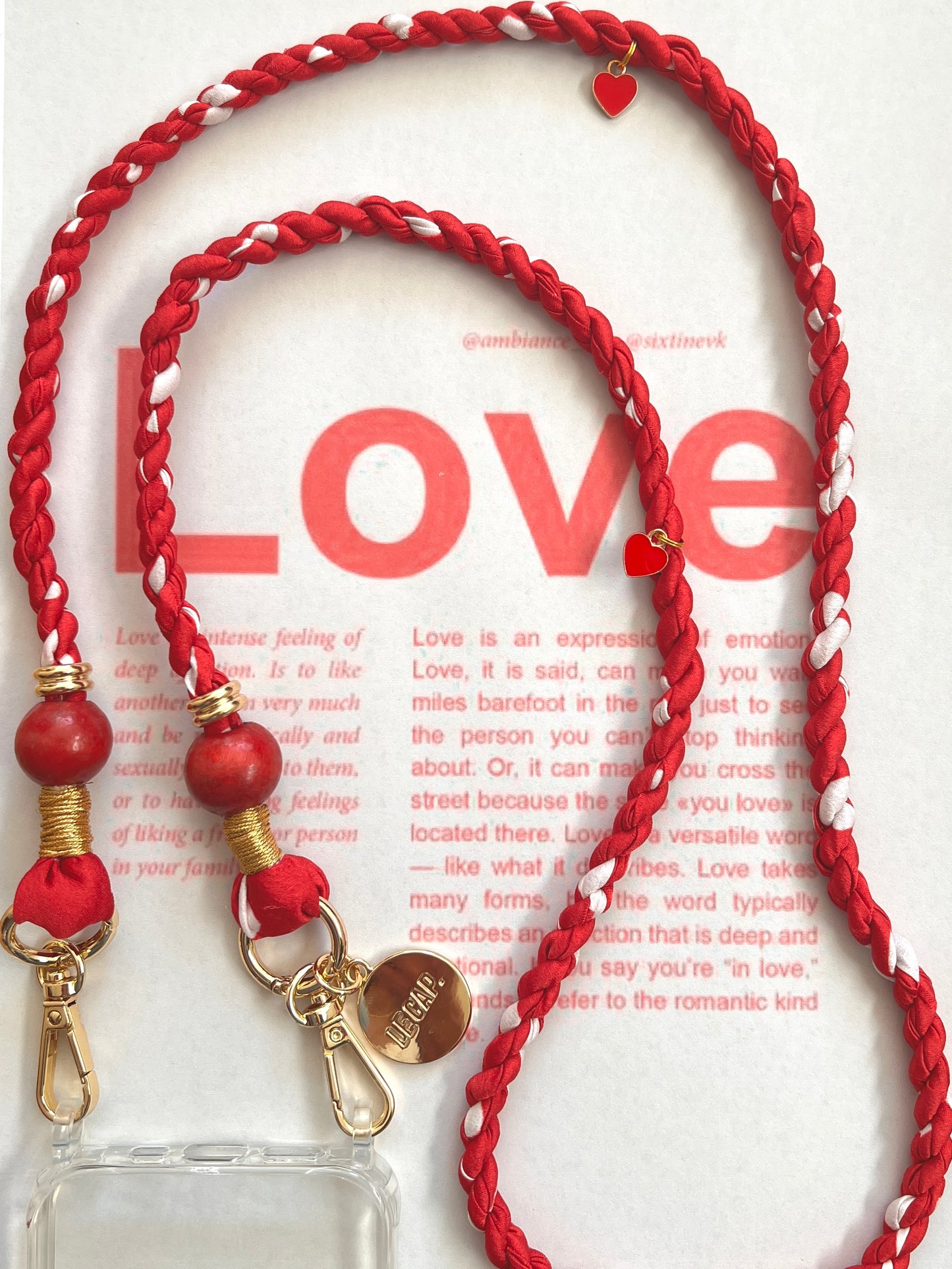 Lover Cross-Body Strap + Phone Case