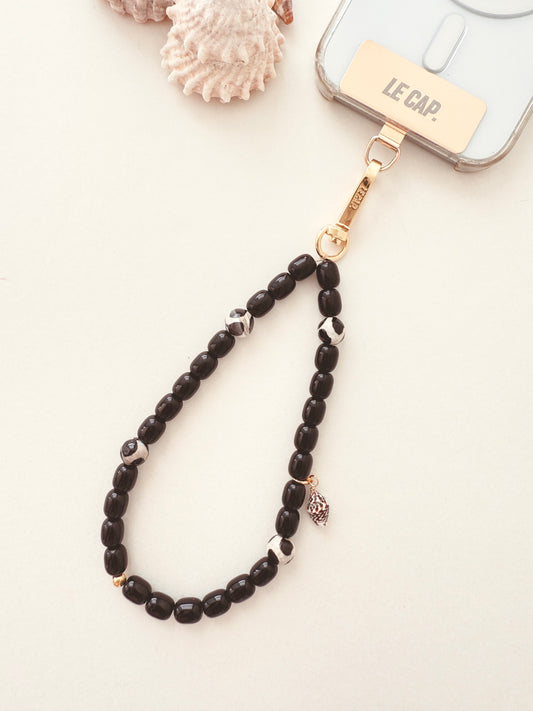 Wristlet Phone Charm - Espresso By The Beach