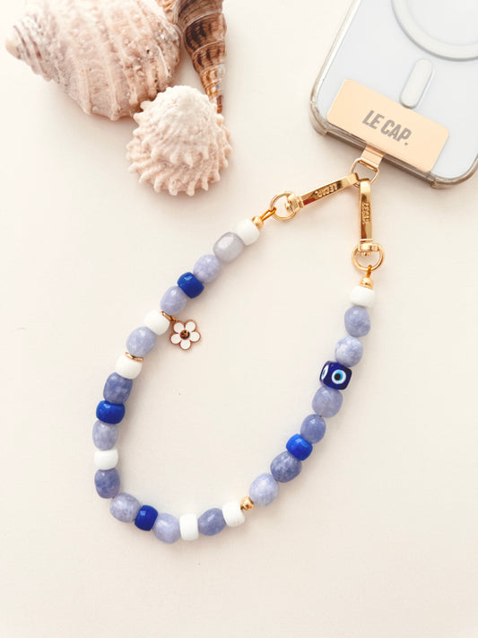 Wristlet Phone Charm - Azure