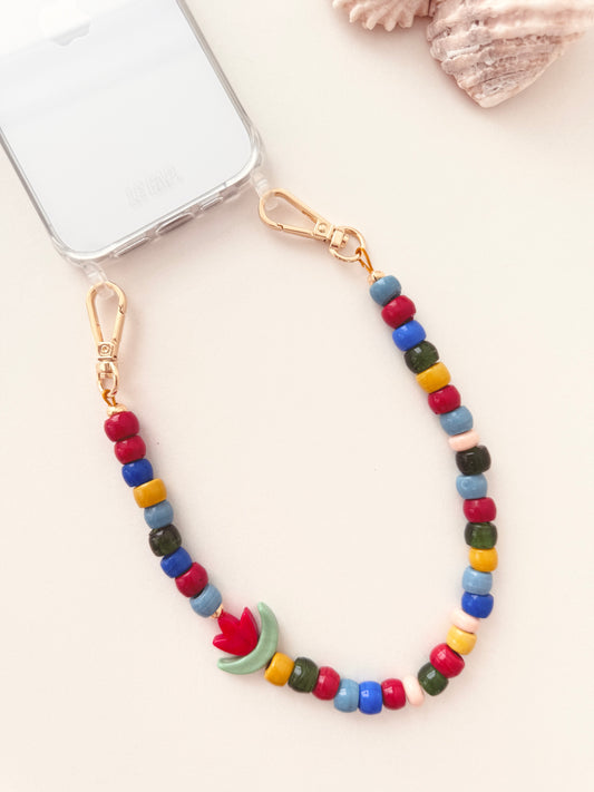 Wristlet Phone Charm - Chasing Rainbows