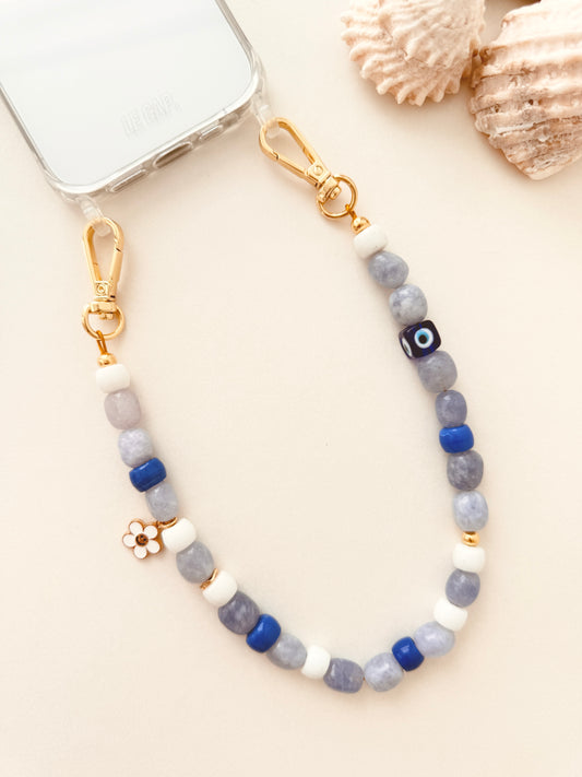 Wristlet Phone Charm - Azure