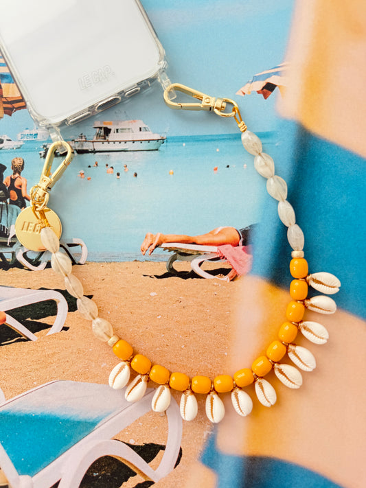 Beaded Wristy Strap - Island Goddess (Yellow)