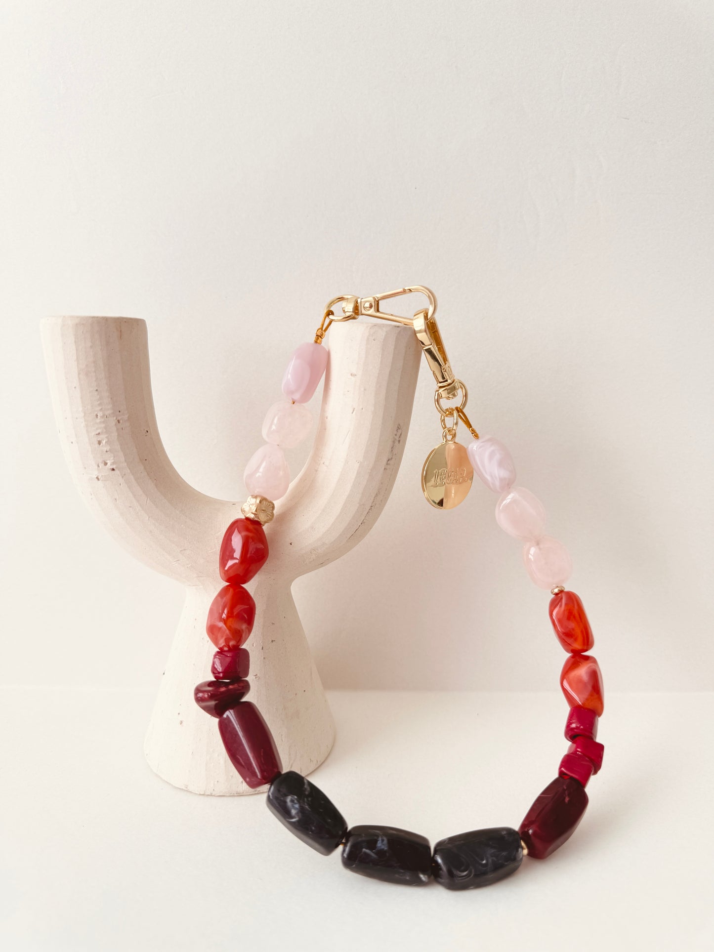 Beaded Wristy Strap - Midnight Bloom