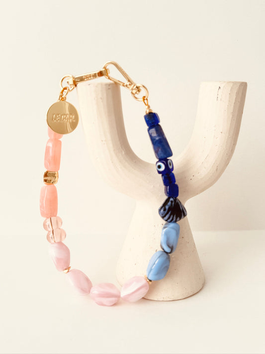 Beaded Wristy Strap - Blue Lagoon