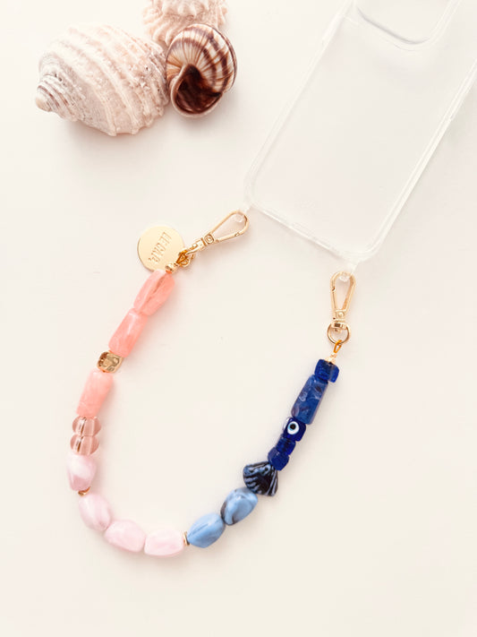 Beaded Wristy Strap - Blue Lagoon