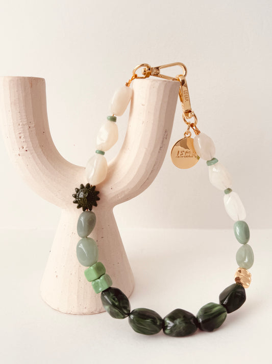 Beaded Wristy Strap - Pistachio Party