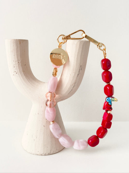 Beaded Wristy Strap - Birds Of Paradise