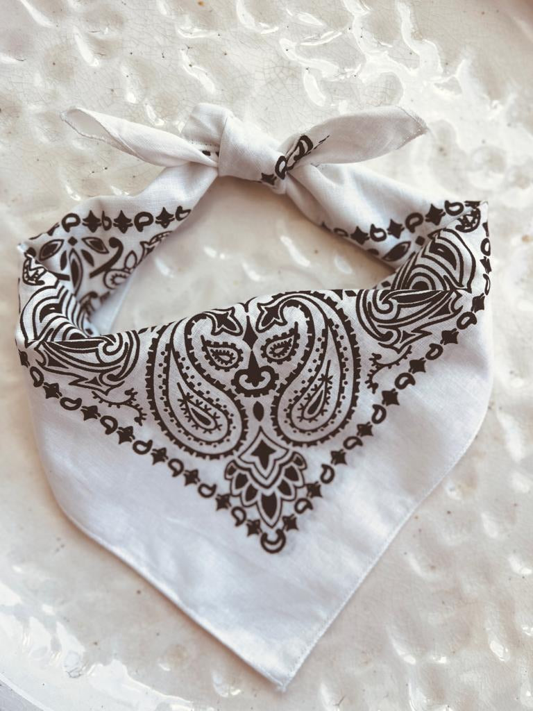 Bandana Scarf - White