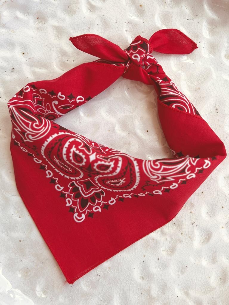 Bandana Scarf - Red