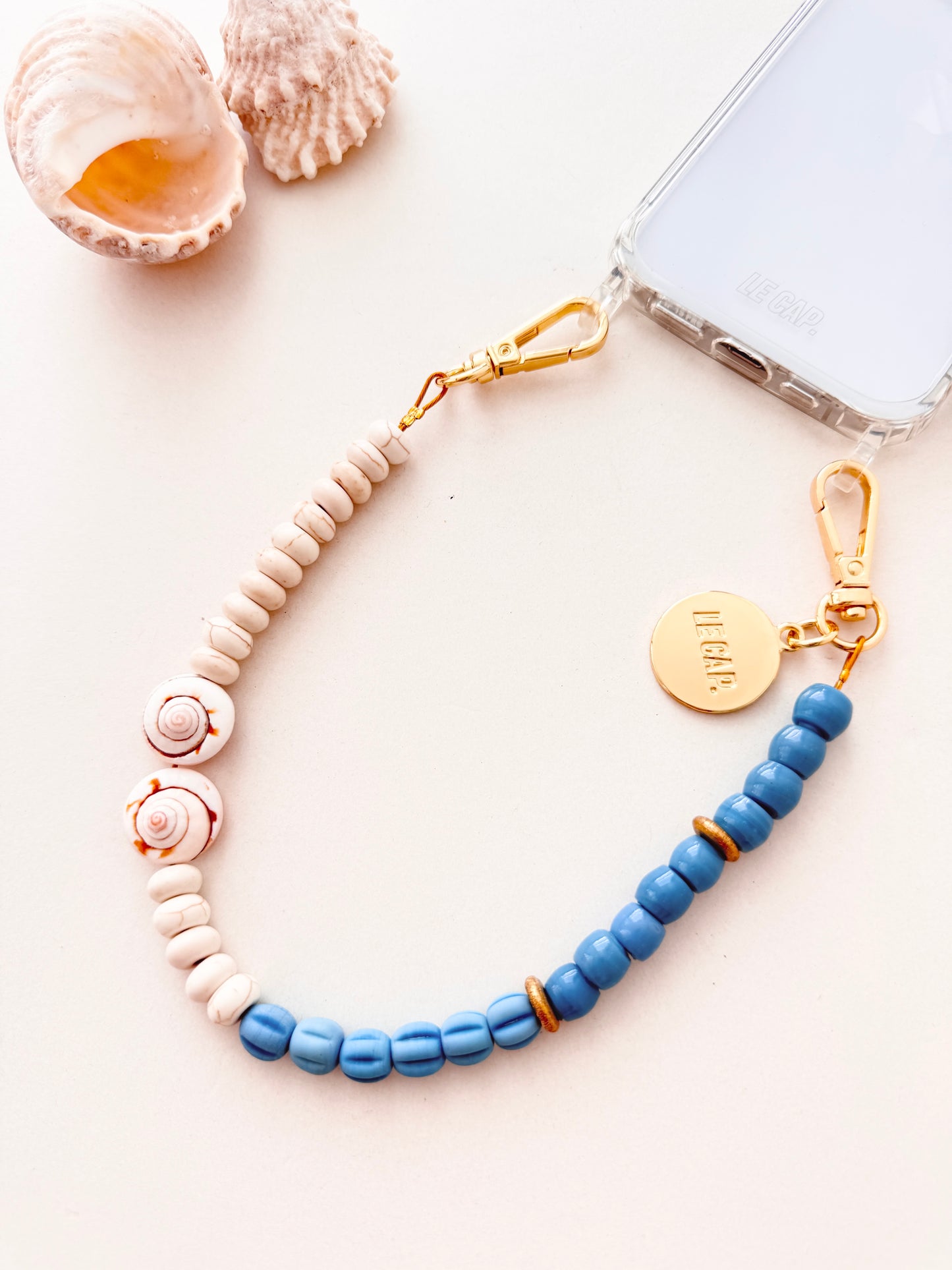 Beaded Wristy Strap - Periwinkle