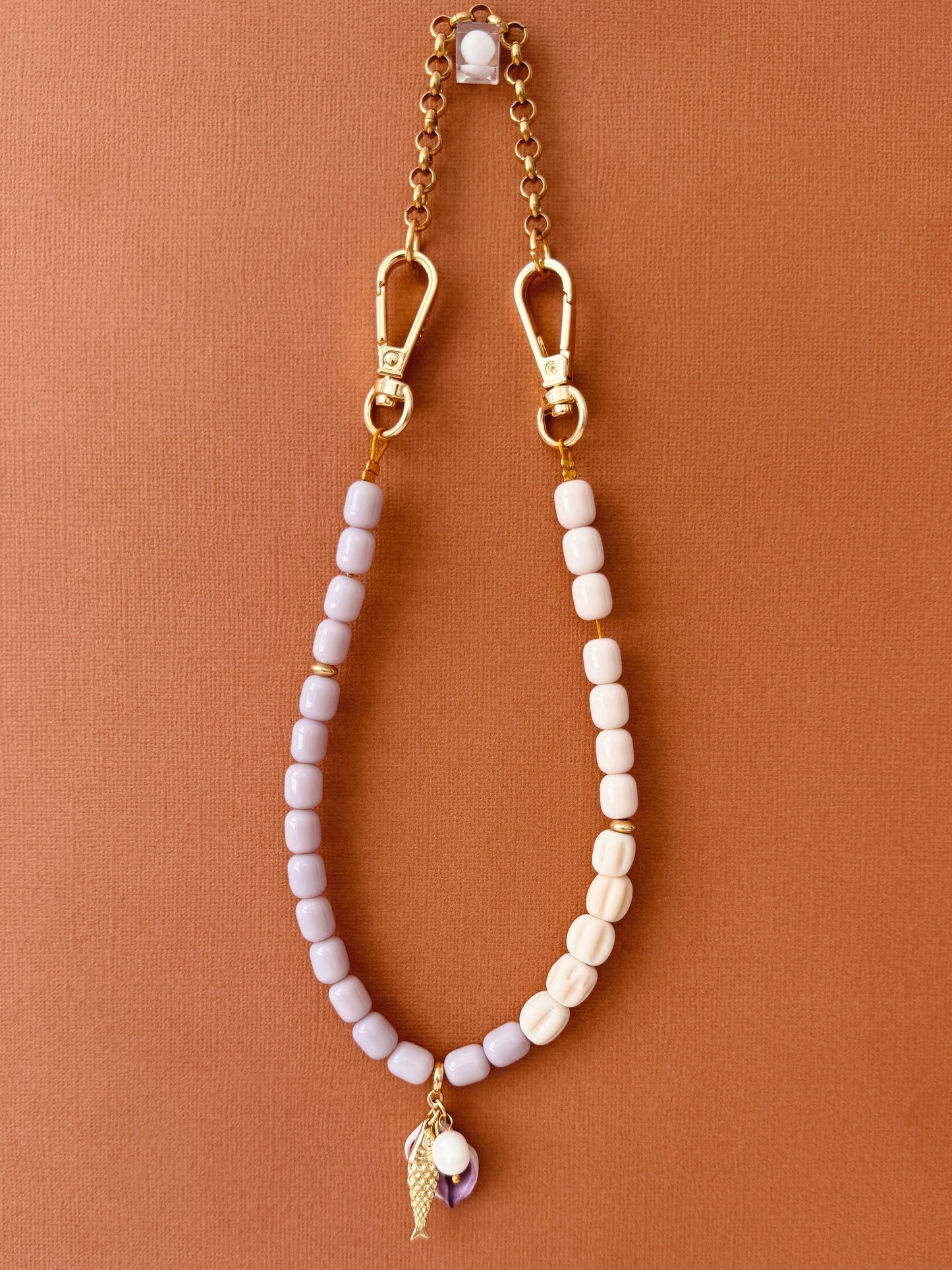 Beaded Wristy Strap - Coral Bay