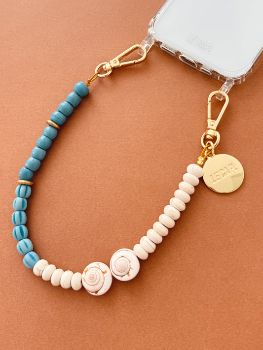 Beaded Wristy Strap - Periwinkle