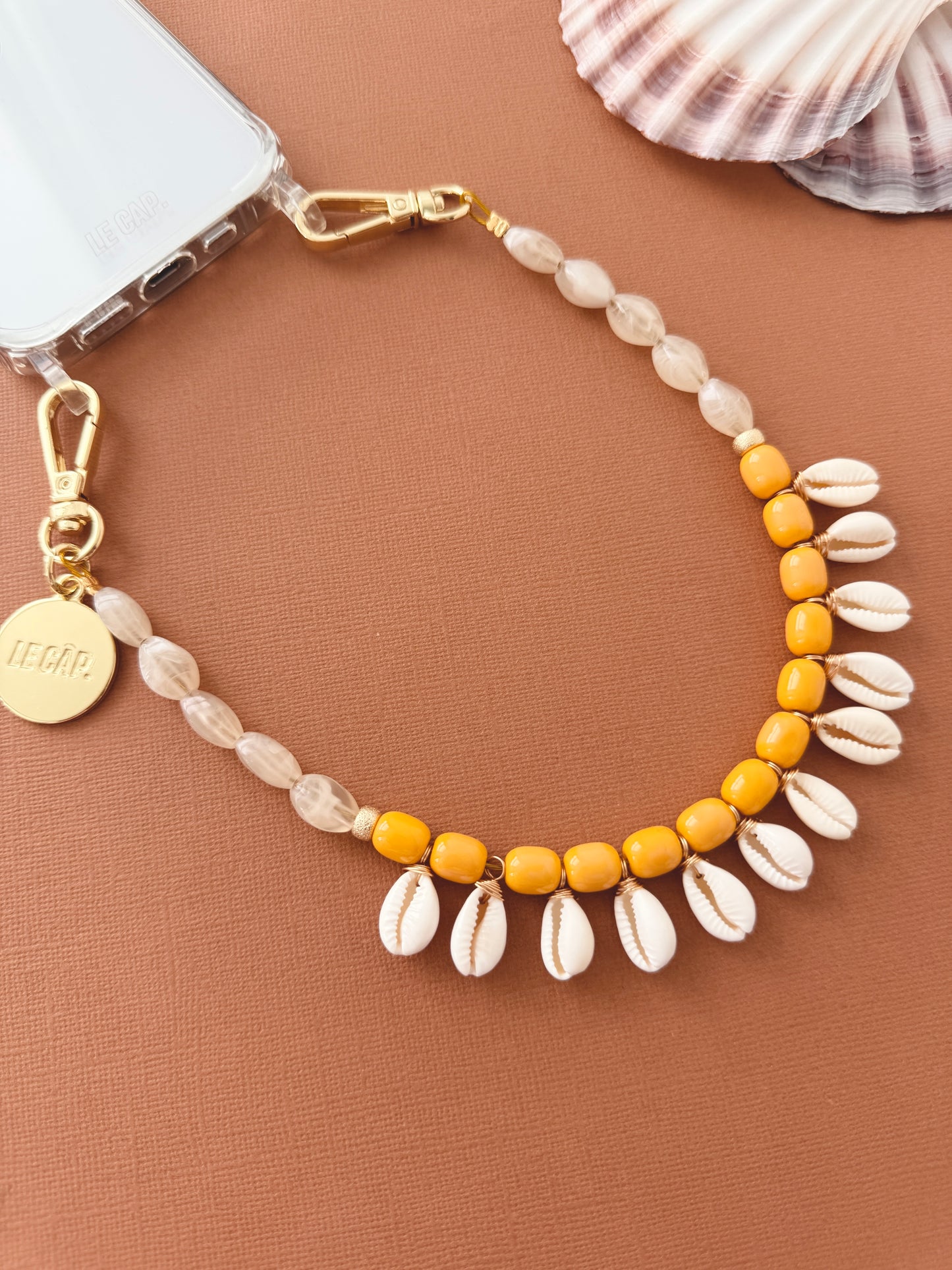 Beaded Wristy Strap - Island Goddess (Yellow)