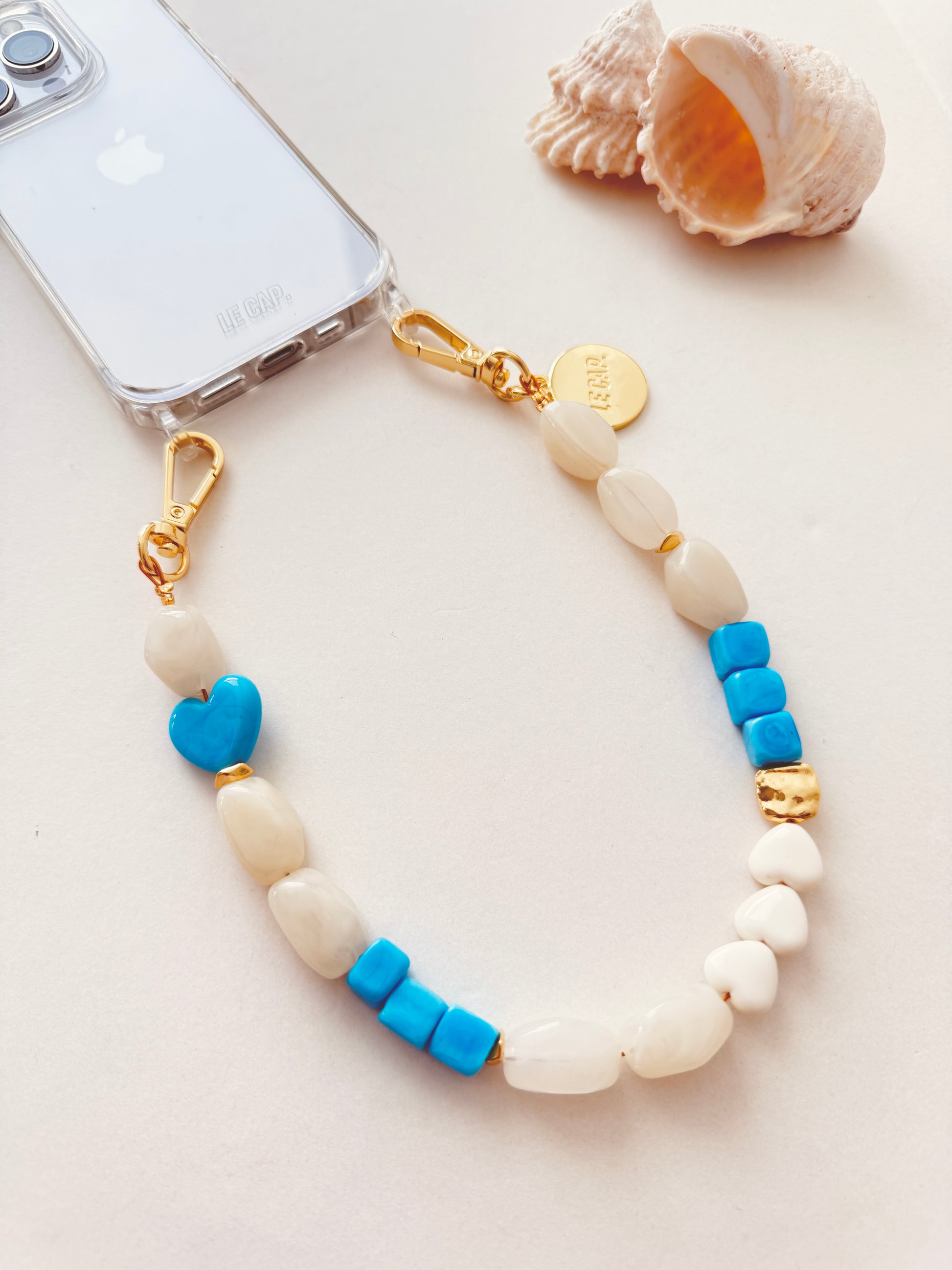 Beaded Wristy Strap - Santorini
