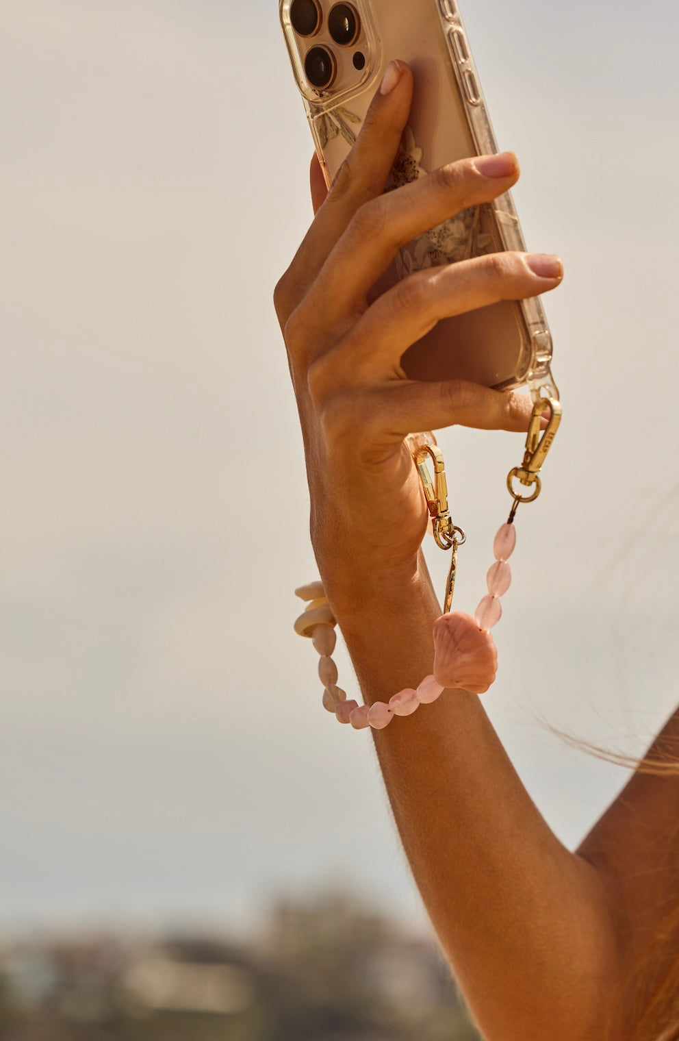 Beaded Wristy Strap - Santa Margherita (Blush Pink)